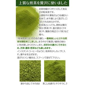 粉末煎茶100g×2袋(同梱不可) 無農薬栽培...の詳細画像5