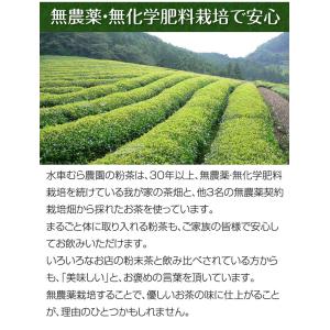 粉末煎茶100g×4袋(同梱不可) 無農薬栽培...の詳細画像4