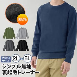 トレーナー スウェット クルーネック 裏起毛 メンズ カジュアル