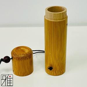弓道 ふで粉 ふで粉入れ 天然竹製円柱粉入れ ...の詳細画像4
