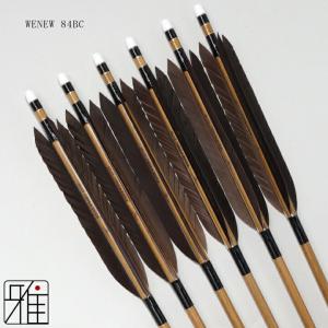 弓道 ミズノ カーボン矢 黒手羽 WENEW ...の詳細画像1