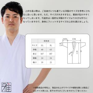 弓道 弓道着 弓道衣 上衣 上着 男性用 夏用...の詳細画像3