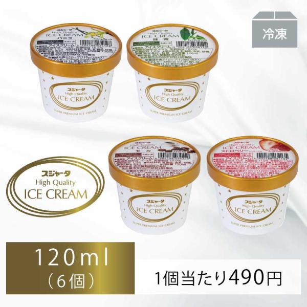 ギフト スゴイカタイアイス 選べるプレミアムアイスクリーム 詰め合わせ 120ml (6個入)