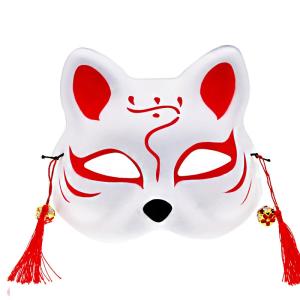 お面 キツネ ハロウィン 仮装 コスチューム ...の詳細画像1