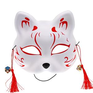 お面 キツネ ハロウィン 仮装 コスチューム ...の詳細画像4