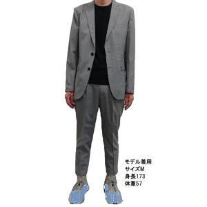 B級品 サイズLL ビジカジ アンコンストラクテッド（アンコン）スーツ　スリム 春夏　2つボタンワン...