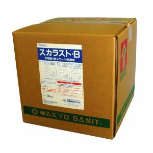 配管洗浄剤 スカラストＢ 赤水 カルシウム 水垢 ２０ｋｇ 送料無料｜sukkiri-kirei