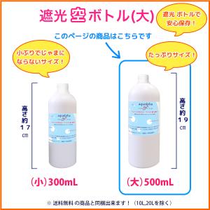 500mLボトル(容器のみ),大きめ,遮光ボト...の詳細画像1