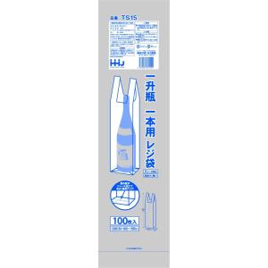 【3箱以上送料無料】1枚3.42円 (計 2000枚/箱) 一升瓶用レジ袋 半透明 HHJ