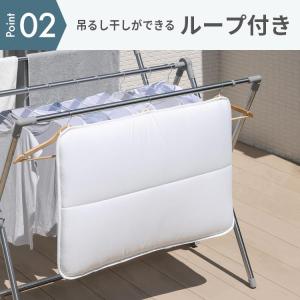 敷布団 シングル 洗える 丸洗い 洗濯機 通気...の詳細画像4