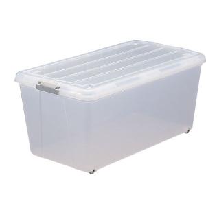 イケア（IKEA） ふた付きボックス 透明 d40339933 FIRRA フィッラ