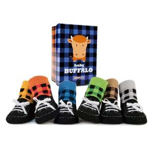 靴下  子供  ソックス  BABY  BUFFALO  BABY  SOCKS  6PAIRS  TRM064(B)  新生活｜sukusuku