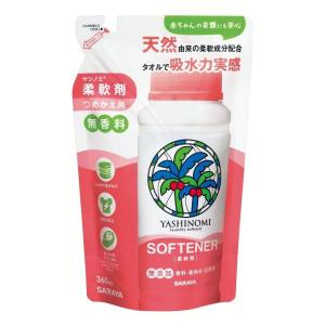 ヤシノミ柔軟剤  詰替  360ML  サラヤ  新生活｜sukusuku