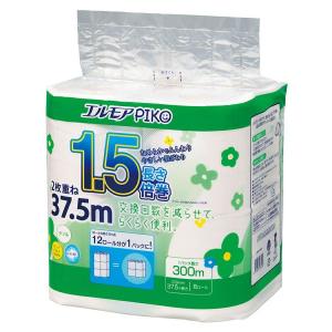 トイレットペーパー 香り付き 日本製 エルモア ピコ 1.5倍巻き 8ロール ダブル 37.5m 143100 エルモア (D)｜sukusuku
