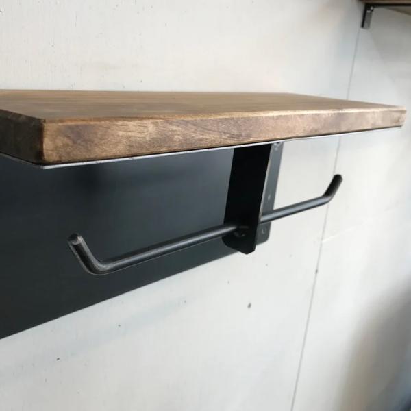 トイレットペーパーホルダー ダブル パイン / SULK 紙巻器 天板 棚 ラック スマホ置き DI...