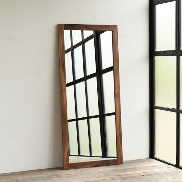 ウッドフレームミラー1560 サイズオーダー可 姿見 鏡 ミラー おしゃれ 北欧 モダン インテリア...