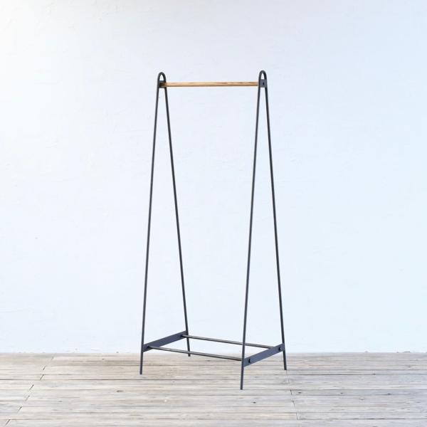 スチールウッド ハンガーラック 【W600 W900】 サイズオーダー | SULK 国産 アイアン...