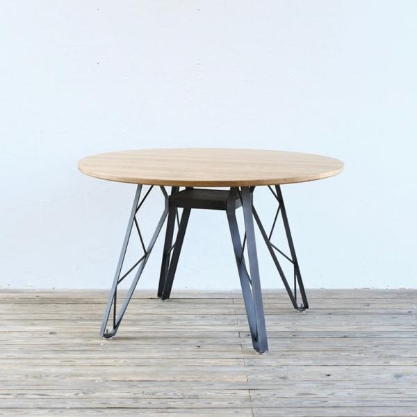 ラウンドテーブル トラスレッグ 1000から1300 ダイニングテーブル サイズオーダー 丸テーブル...