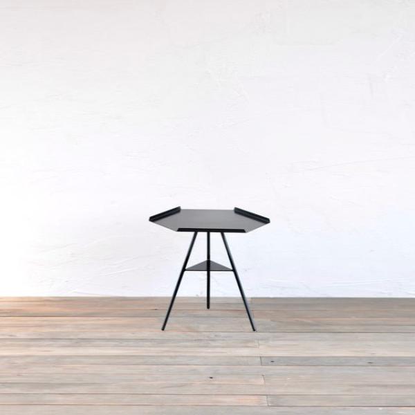 トライポッドテーブル スチールトップ ロウ Low サイズオーダー可 おしゃれ インテリア ミニテー...