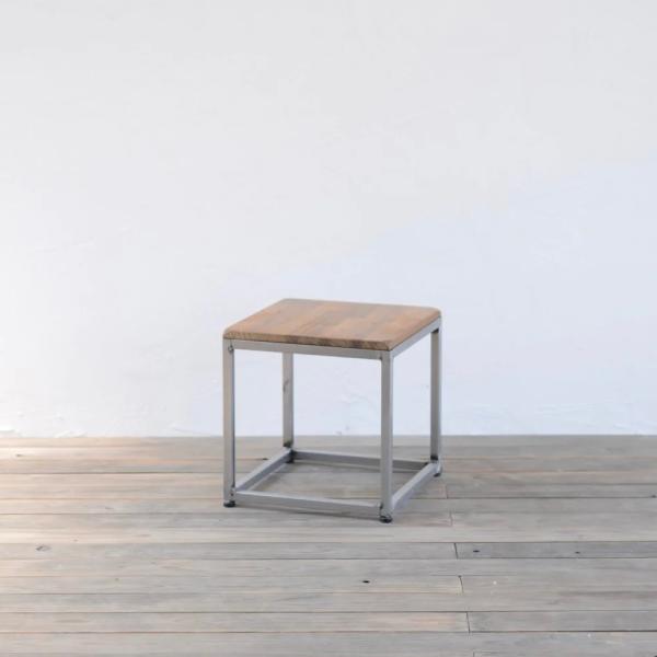 【25,800円〜】キューブ サイズオーダー可 インテリア アイアン スツール チェア いす イス ...