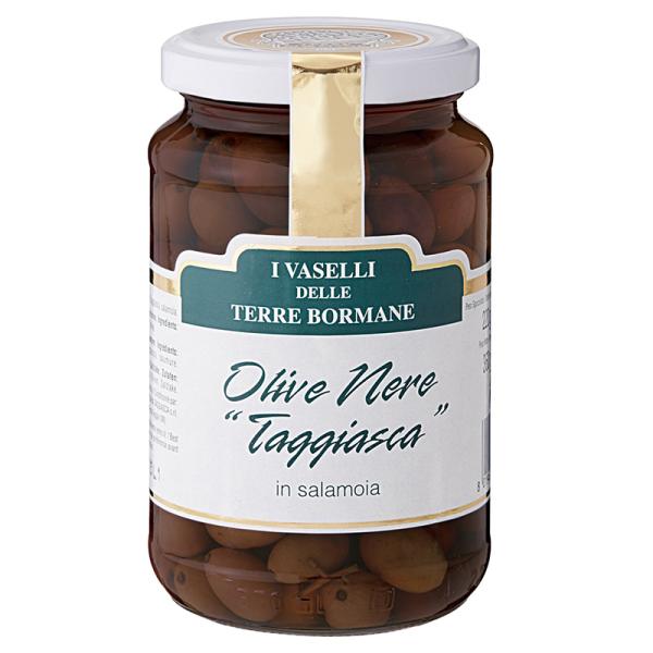 【Terre Bormane】ブラックオリーブ塩水漬け　タッジャスカ　215g (013101103...