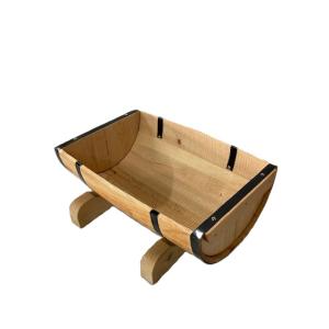 【ワイン樽】半切りタイプ、収納ディスプレイ樽（F3N)