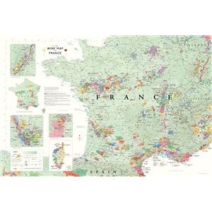 【デ・ロング社】ワインマップ　フランス　インデックス付 折りたたみ式（G02361)★送料￥1,10...