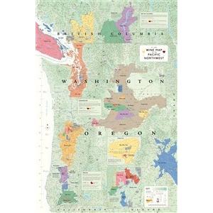 【デ・ロング社】ワインマップ　カリフォルニア（G02366)★送料￥1,100-申し受けます