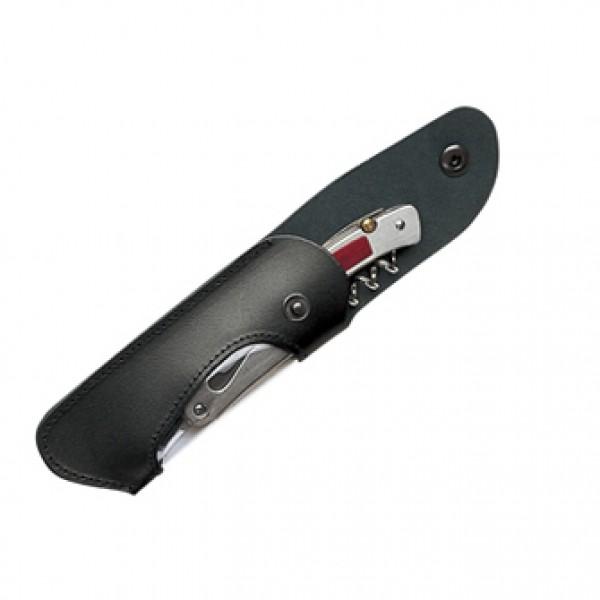 【ワイングッズ】皮製ソムリエナイフホルダー（ブラック）G03930