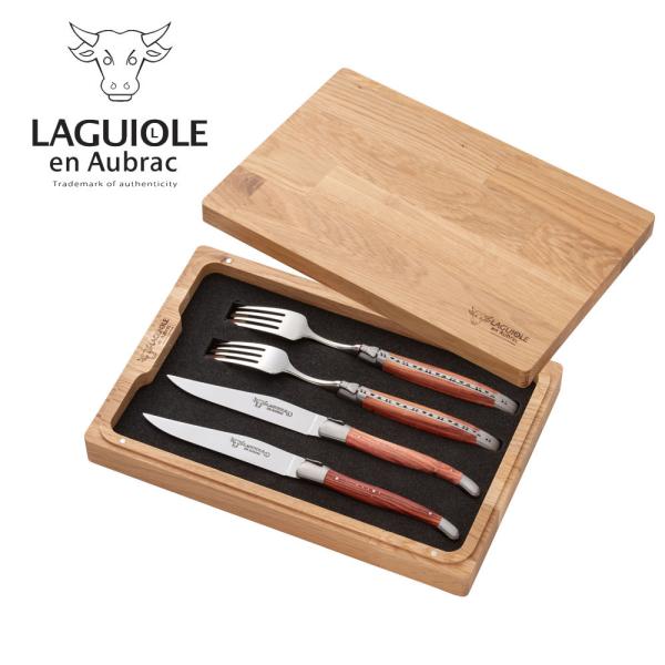 【ラギオール】アンオブラック（ローズウッド）ナイフ＆フォーク（G05127）