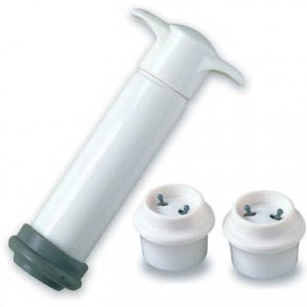 【ワイン保存グッズ】バキュフレッシュ(ホワイト）真空保存