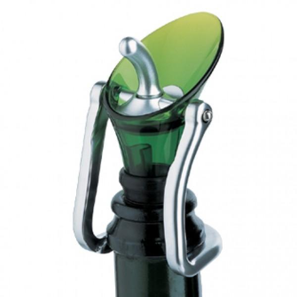 【ファンヴィーノ】カラーシャンパンストッパー＆ポアラー（グリーン）G08307★送料￥1,100-申...