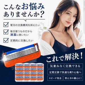 互換品 ジレット替刃 ジレット フュージョン ...の詳細画像4