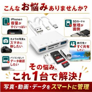 SDカードリーダー iPhone iPad i...の詳細画像3