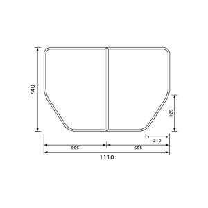 パナソニック 断熱組フタ：１１５０用  変形型 2枚組 GTD71BKN91｜suma-colle