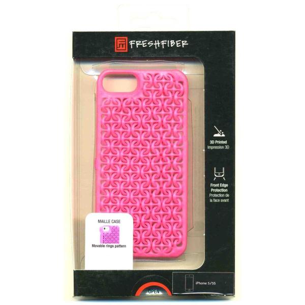 スマホケース カバー iPhoneSE(第一世代) 5 5s Freshfiber ピンク  Fre...