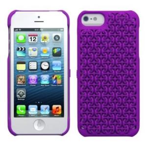 スマホケース カバー iPhoneSE(第一世代) 5 5s Freshfiber パープル 紫  Freshfiber ケース Maille for Purple パープル FF-85241508