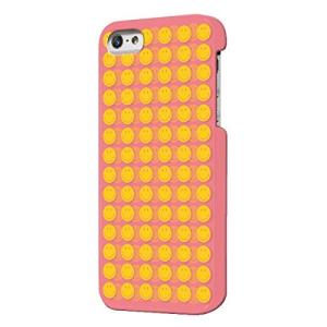 スマホケース カバー iPhoneSE(第一世代) 5 5s Case Scenario ピンク イエロー 黄色  スマイル SMILEY Layered case Coral コーラル