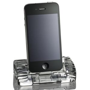 スマホスタンド iPhone4S 4 3GS iPod touch4G 30ピンDockコネクタ搭載機種 CalypsoCrystal クリアー スタンド クリスタル｜sumacen