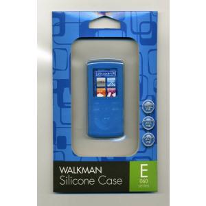 イーサプライズ Walkman ウォークマン E060シリーズ用 シリコン ケース ブルーESWME060CA