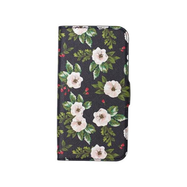 【在庫処分】 エアージェイ iPhoneX iPhoneXs (5.8インチ) 手帳型 ケース 花柄...