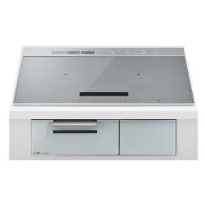 CS-A107-S 三菱電機 IHクッキングヒーター  ビルトイン  シルバー CROSS+TOPシ...