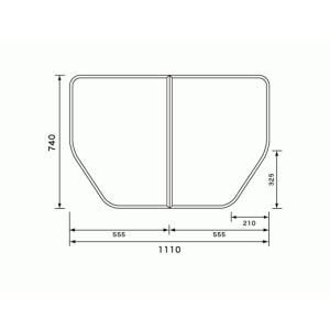 Panasonic（パナソニック） 風呂ふた 断熱組フタ：1600用 変形型 2