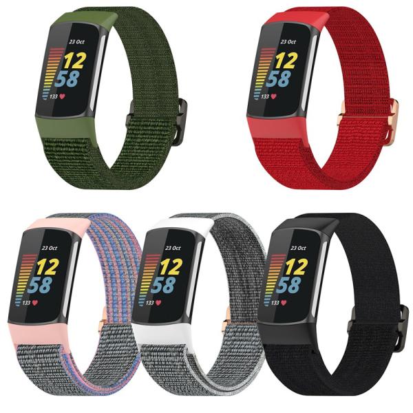 fitbit charge 6 バンド ナイロン fitbit charge 5 交換バンド フィッ...