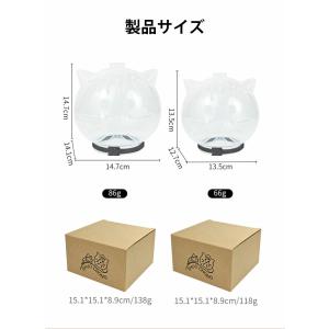 グルーミング用猫ヘルメット 透明ヘッドカバー ...の詳細画像2