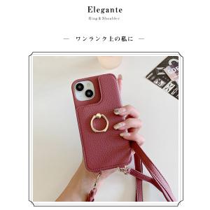 iphone15 スマホショルダーケース 肩掛...の詳細画像2
