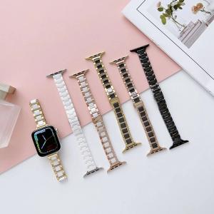 apple watch バンド レディース ステンレス セラミック アップルウォッチ ベルト Series Ultra 8 7 6 5 4 3 2 1 SE 44mm 40mm 38mm 42mm 41mm 45mm 高級感