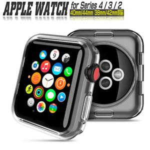 Apple Watch 4 クリアケース 44mm 40mm Series 4 カバー アップルウォッチ 3 透明ケース 38mm 42mm 柔らかい 衝撃吸収