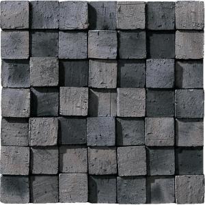 名古屋モザイク 外壁タイル ネーベル 50角凹面 [裏ネット貼り] 14