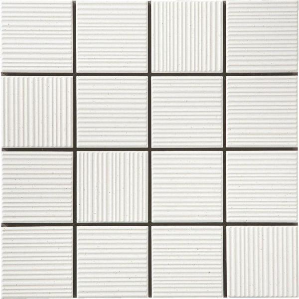 名古屋モザイク 外壁タイル エステア 75角筋面 [紙貼り] 18シート/箱 HD-EXT-001〜...